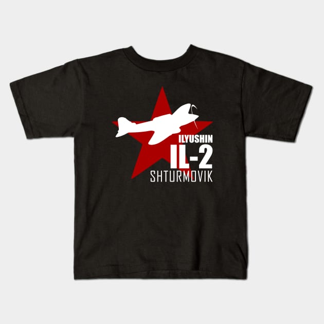 IL-2 Shturmovik Kids T-Shirt by TCP